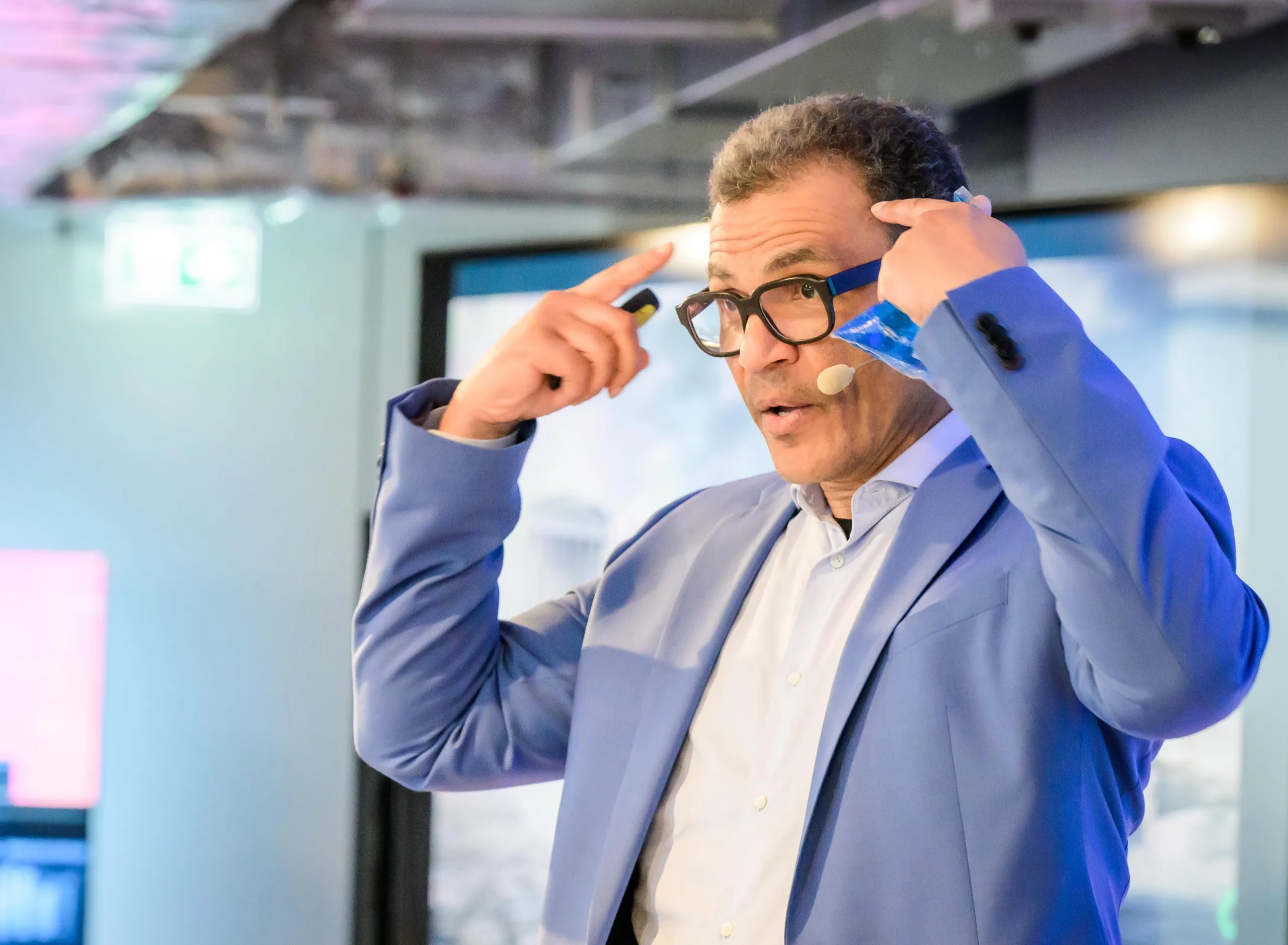 Dr. Orell Mielke im Workshop mit Führungskräften
